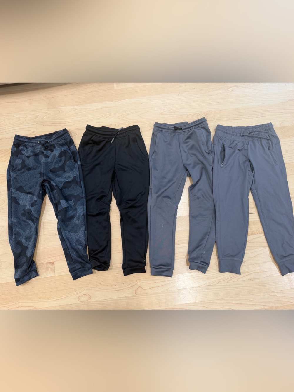 Kids Active Jogger Pants - Gray & Black Assorted